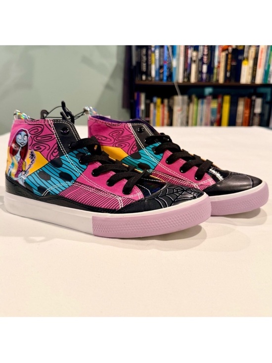 Disney Shoes - New The Nightmare Before Christmas Sneakers Womens 8.5 High Tops Jack and Sally